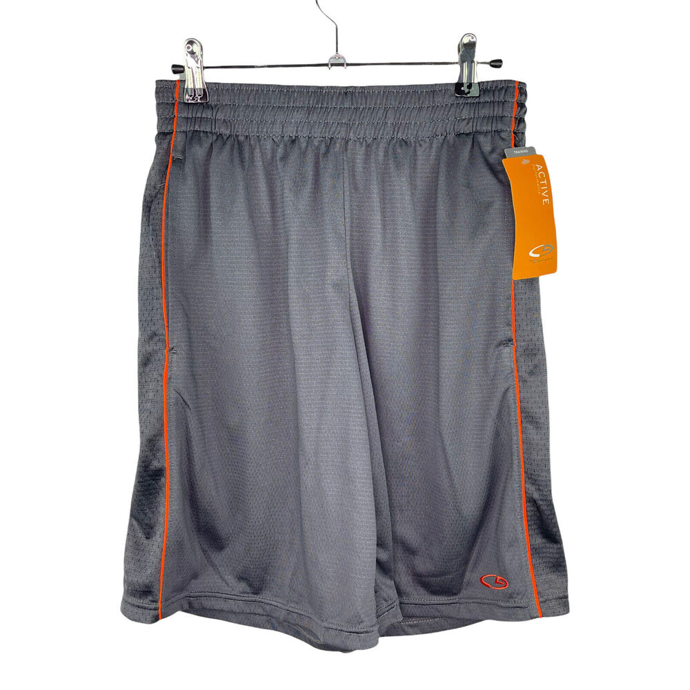 Champion Grey Athletic Basketball Shorts Men's Sz S New